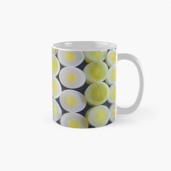 Item preview, Pattern of leeks-standard mug designed and sold by alison-edit.