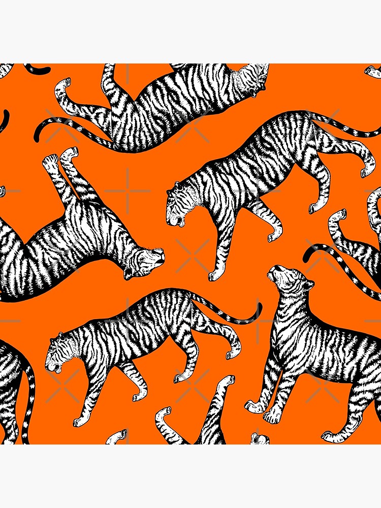 Tigers (Orange and White) by illucalliart