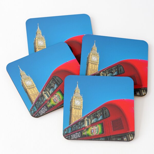 Item preview, #160 London Big Red Bus and Big Ben designed and sold by phutball.