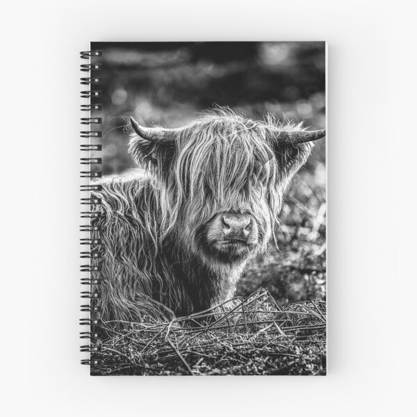 Item preview, Highland Cow Black and White designed and sold by RKSDESIGN.