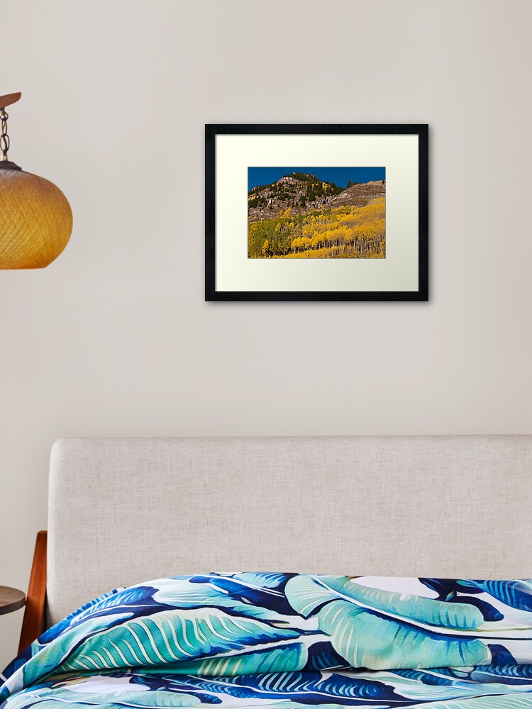 Thumbnail 1 of 7, Framed Art Print, Gold and Granite designed and sold by Gregory J Summers.