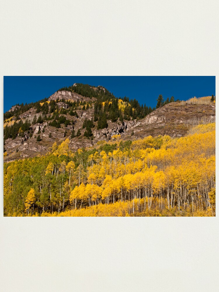 Alternate view of Gold and Granite Photographic Print