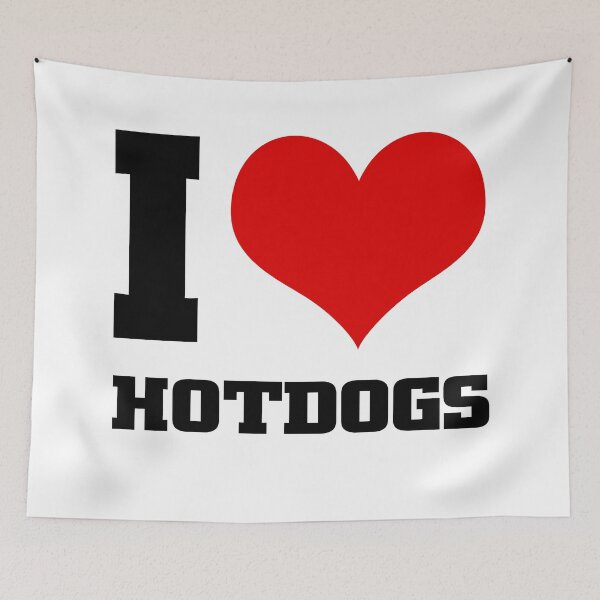 Item preview, I love hotdogs designed and sold by Thestarrysky.