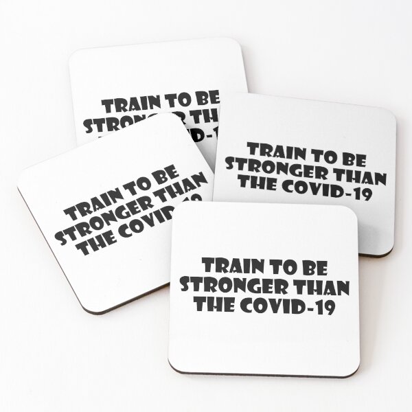 Item preview, TRAIN TO BE STRONGER THAN THE Covid-19 designed and sold by trainingclothes.