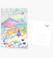 Watercolour Landscape Postcards