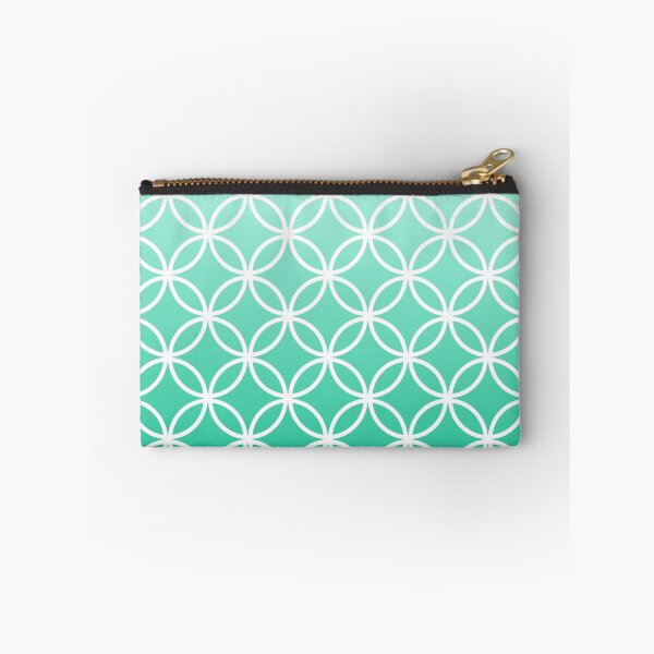 Item preview, Mint Ombre Lattice Circles designed and sold by ImageNugget.