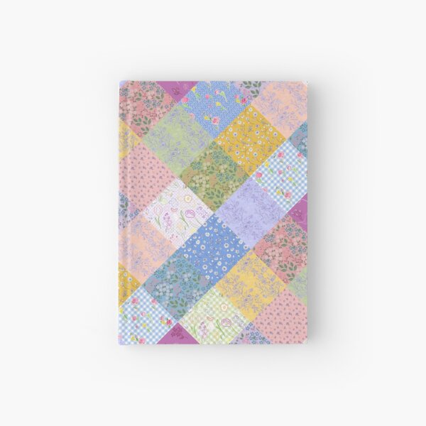 Spring Rain Patchwork Quilt by Tea with Xanthe Hardcover Journal