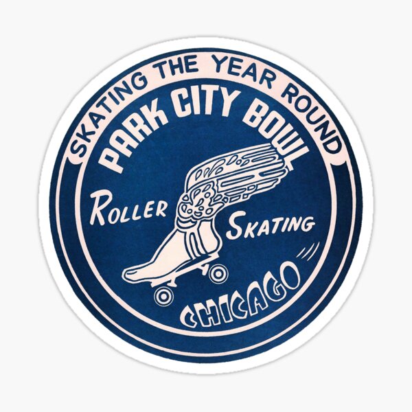 Item preview, Vintage Roller Rink Souvenir Sticker designed and sold by FuzzyHoney.