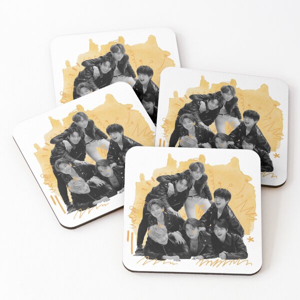 Item preview, BTS ot7 Group Pic (Watercolour)  designed and sold by jungkoojk.