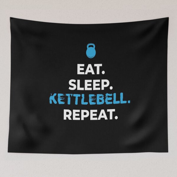 Item preview, Eat Sleep Kettlebell Repeat Fitness Training Fit designed and sold by MooonTees.