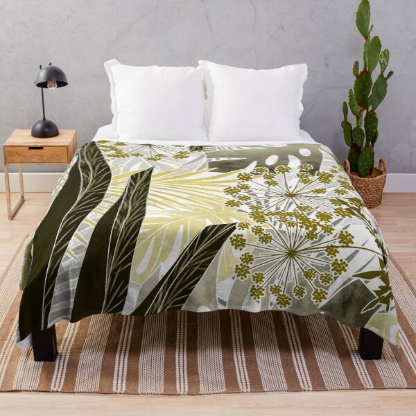 Item preview, Tropical pattern monstera palm leaves exotic flowers . designed and sold by marinaklykva.