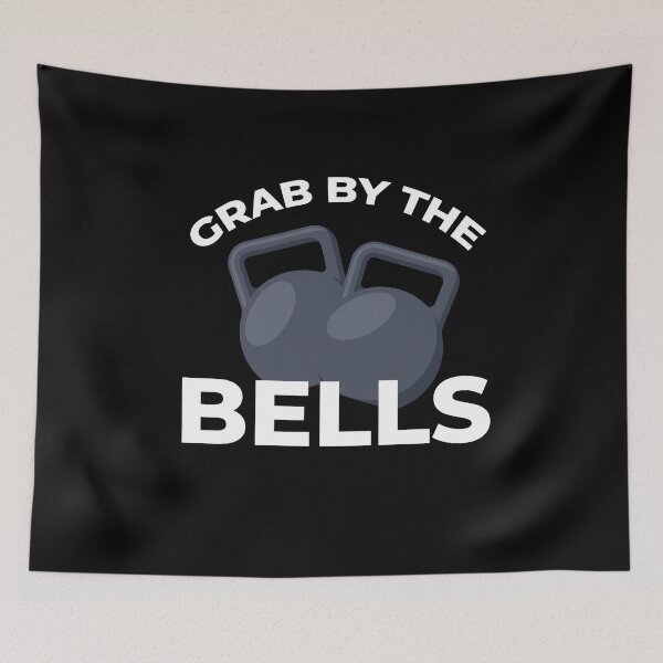 Item preview, Grab By The Bells Kettlebell Fitness Training Fit designed and sold by MooonTees.