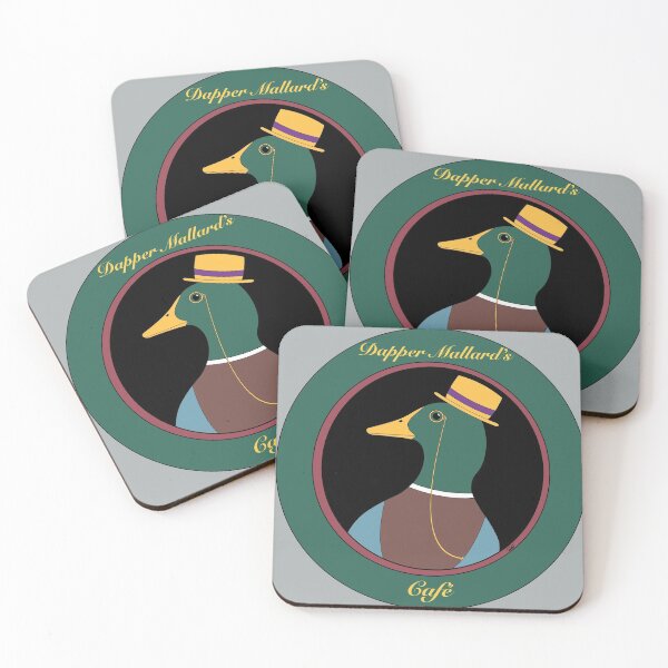 Item preview, Dapper Mallard’s Cafe designed and sold by Tzarina-Tea.