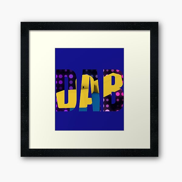 Roblox Easter Egg Hunt Is On Dabbing Dancing Dab Noob Gamer Boy Gamer Girl Gift Idea Framed Art Print By Smoothnoob Redbubble - purple black blue roblox