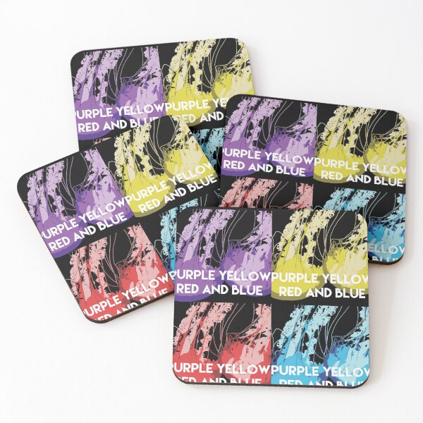 Item preview, Purple Yellow Red and Blue by Portugal The Man designed and sold by Julianna Reyes Designs.