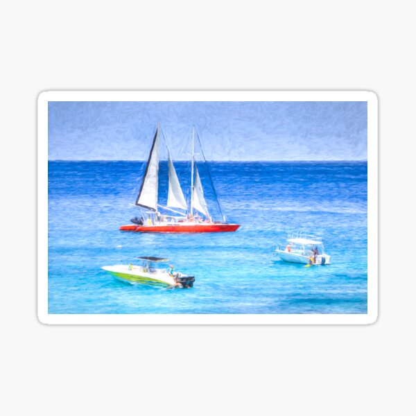 Item preview, Catamaran Caribbean Art Cezane Style designed and sold by Londonimages.