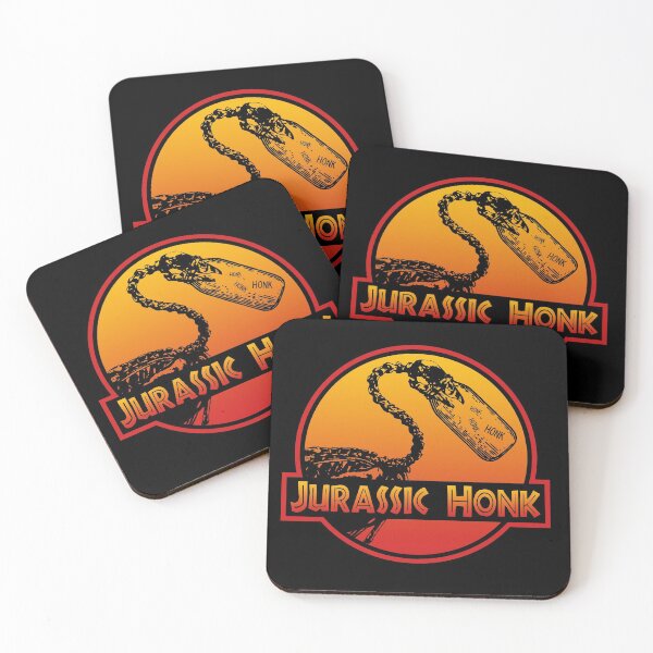 Item preview, Jurassic Honk Skeleton, Goose Game Meme, Gander Skeleton Dinosaur Park Honk Annoying Geese Master Bird  Reusable Facemask, Washable Face Cover, Tee, Home Office Decor Idea designed and sold by Any Color Designs.