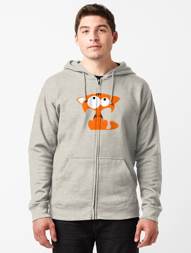 orange cat hoodie