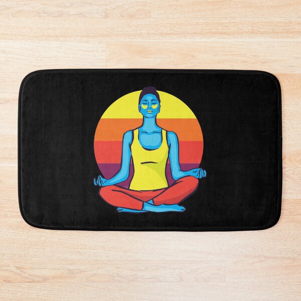 Item preview, colorful yoga woman  designed and sold by pirminio.