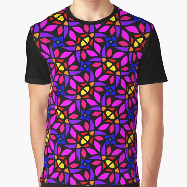 Pop Flowers Graphic T-Shirt