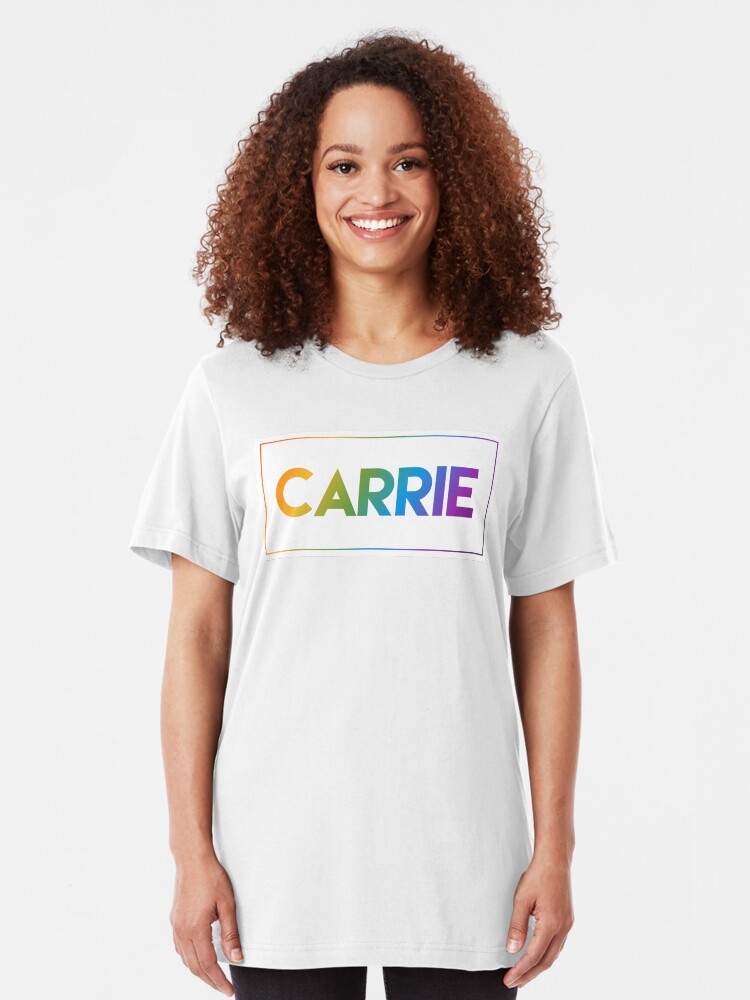 Alternate view of Carrie - Pride Edition Slim Fit T-Shirt