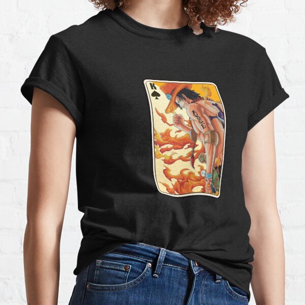 Carte Portgas D. Ace "Aux Mains Ardentes" T-shirt classique