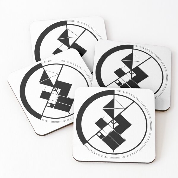 Item preview,  Geometric Dagger  - Minimal logo art of Black and White shapes on White Background designed and sold by BDLVandFriends.