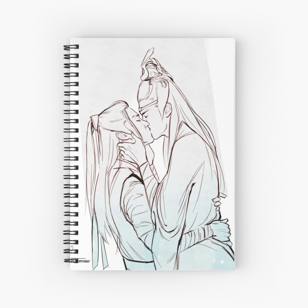 mo dao zu shi Q couple chibi | Spiral Notebook