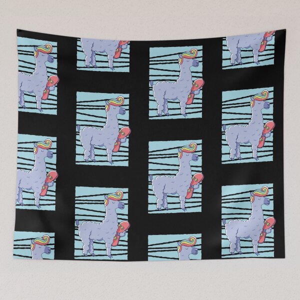 Item preview, llama skate  designed and sold by pirminio.