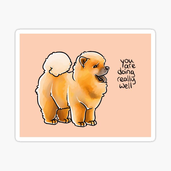 Cute Chow Chow Stickers Redbubble