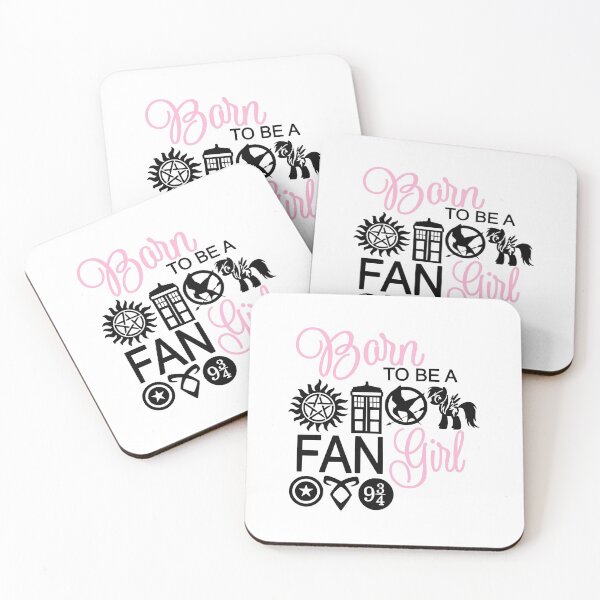 Item preview, Fangirl T-Shirt Pink Born To Be A Fan Girl  designed and sold by ArtikIceTees.