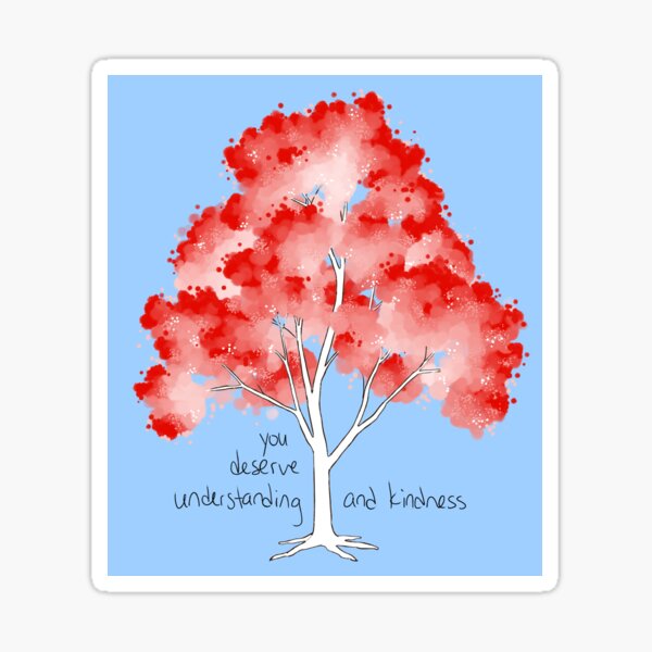 "Understanding and Kindness" Tree Sticker