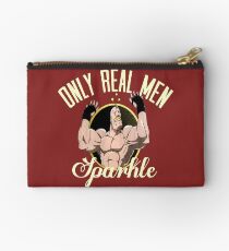 Only real men sparkle Studio Pouch
