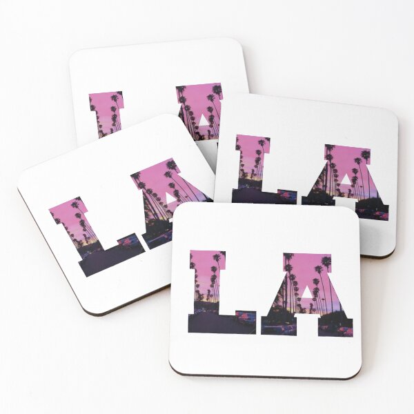 Item preview, la Los Angeles city palm tree sunset sticker designed and sold by th3a.