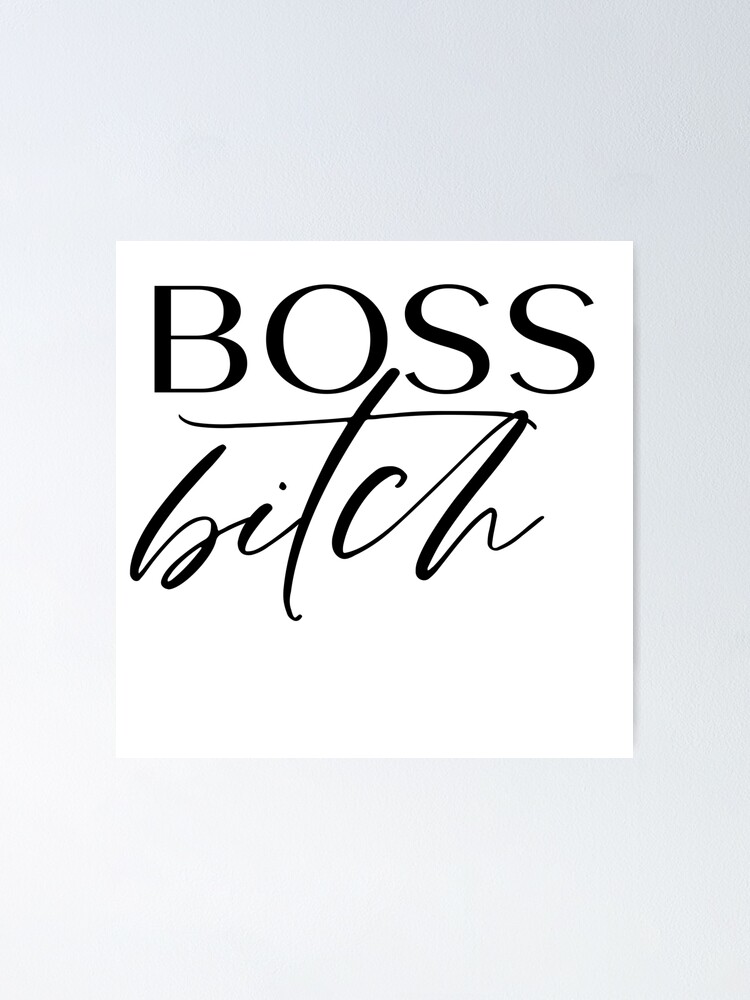 Boss Bitch Sticker for Sale by midwifesmarket