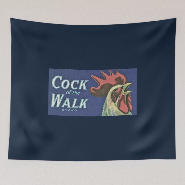 Item preview, Vintage "Cock of the Walk" Produce Crate Label / Rooster designed and sold by FuzzyHoney.