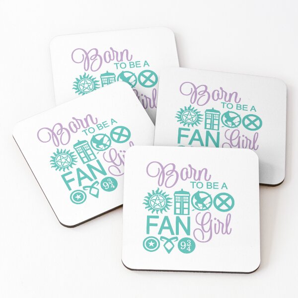 Item preview, Copy of Fangirl T-Shirt Pink Born To Be A Fan Girl  designed and sold by ArtikIceTees.