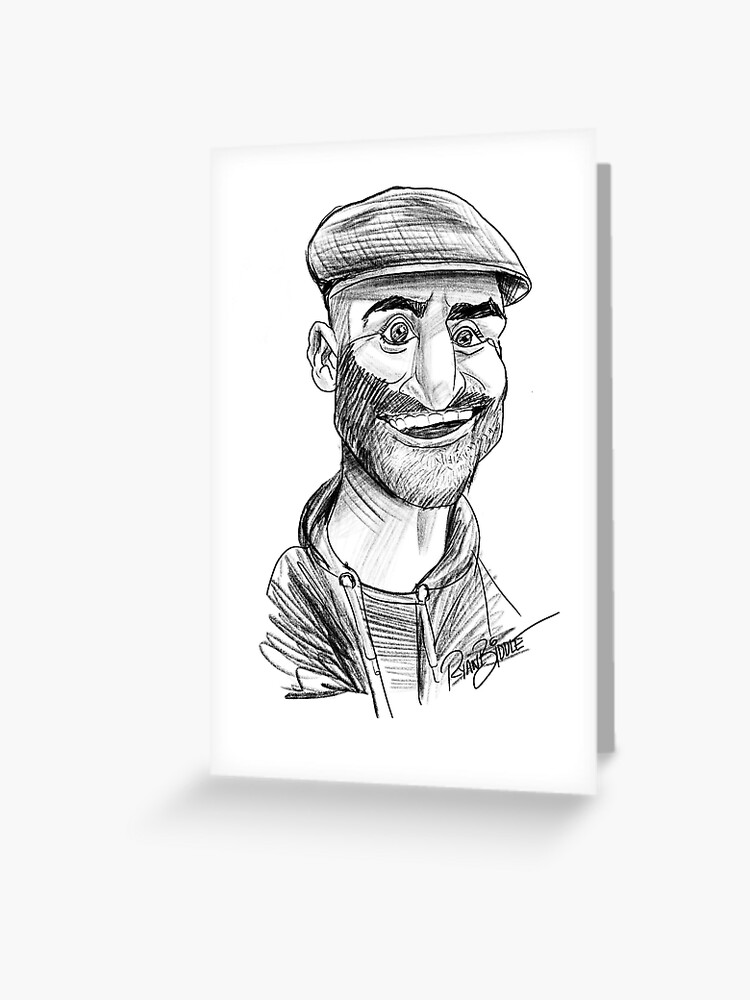 Brody Stevens Art Greeting Card