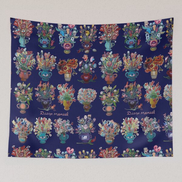 Item preview, Flowers flowers tapiz 5 designed and sold by Diego Manuel Rodriguez.