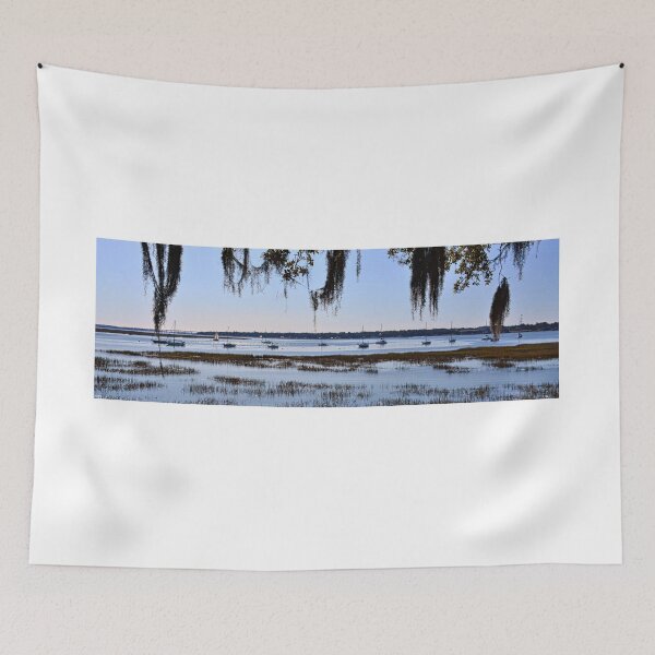 Item preview, Beaufort South Carolina Waterfront Panorama designed and sold by LisaWootenPhoto.
