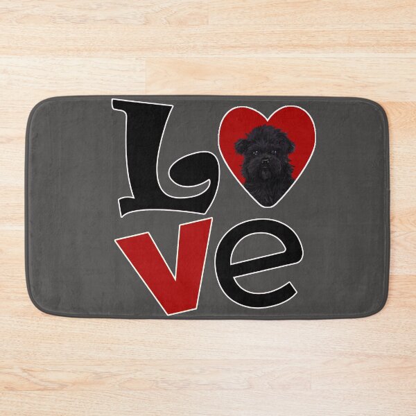 Item preview,  I Love You, Affenpinscher Dog in Heart Design - Happy puppy lovers gift designed and sold by BestStuffDepot.