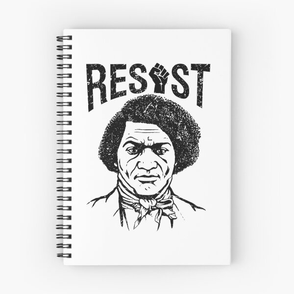 Item preview, Young Frederick Douglass portrait with RESIST message designed and sold by Elvin Dantes.