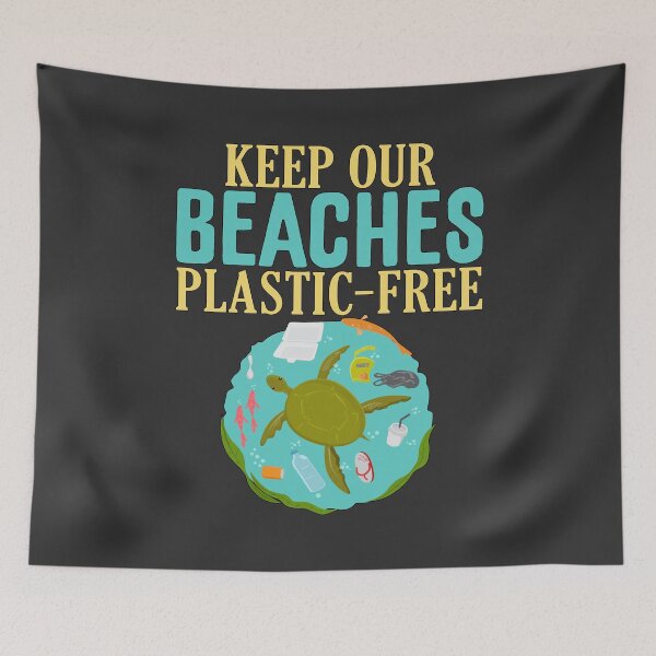 Item preview, Beach Clean Plastic Pollution Protest Gift designed and sold by Maljonic.