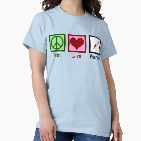 Item preview, Peace Love Vaccines designed and sold by Epic Love Designs.
