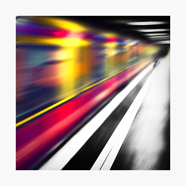 Berlin S-Bahn Speed Photographic Print