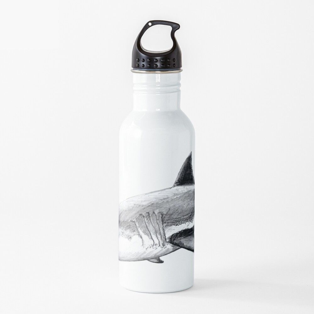 Great white shark Water Bottle