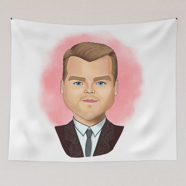 Item preview, James Corden cartoon designed and sold by GoolPictures.
