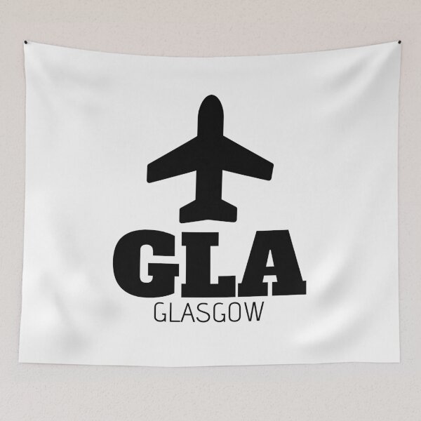 Item preview, GLA - Glasgow Airport Code Souvenir designed and sold by juvajay.