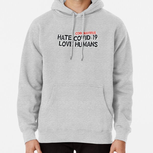 Hate Is The Real Virus Unisex fleece hoodie