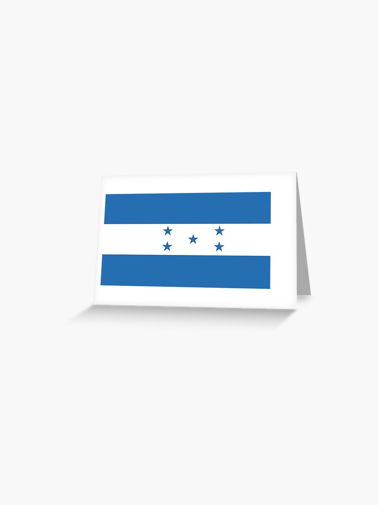 Honduras - Torn Flag - Tattoo Greeting Card by WdiCreative